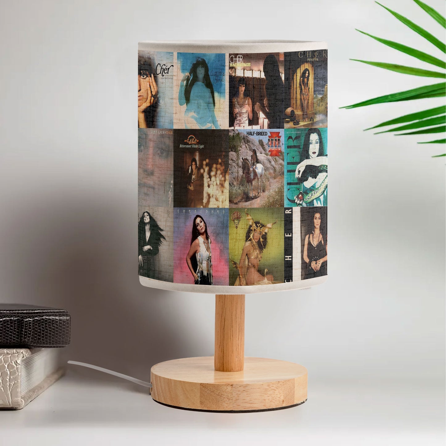 Cher Albums Fabric Lamp – A Tribute to the Goddess of Pop ✨