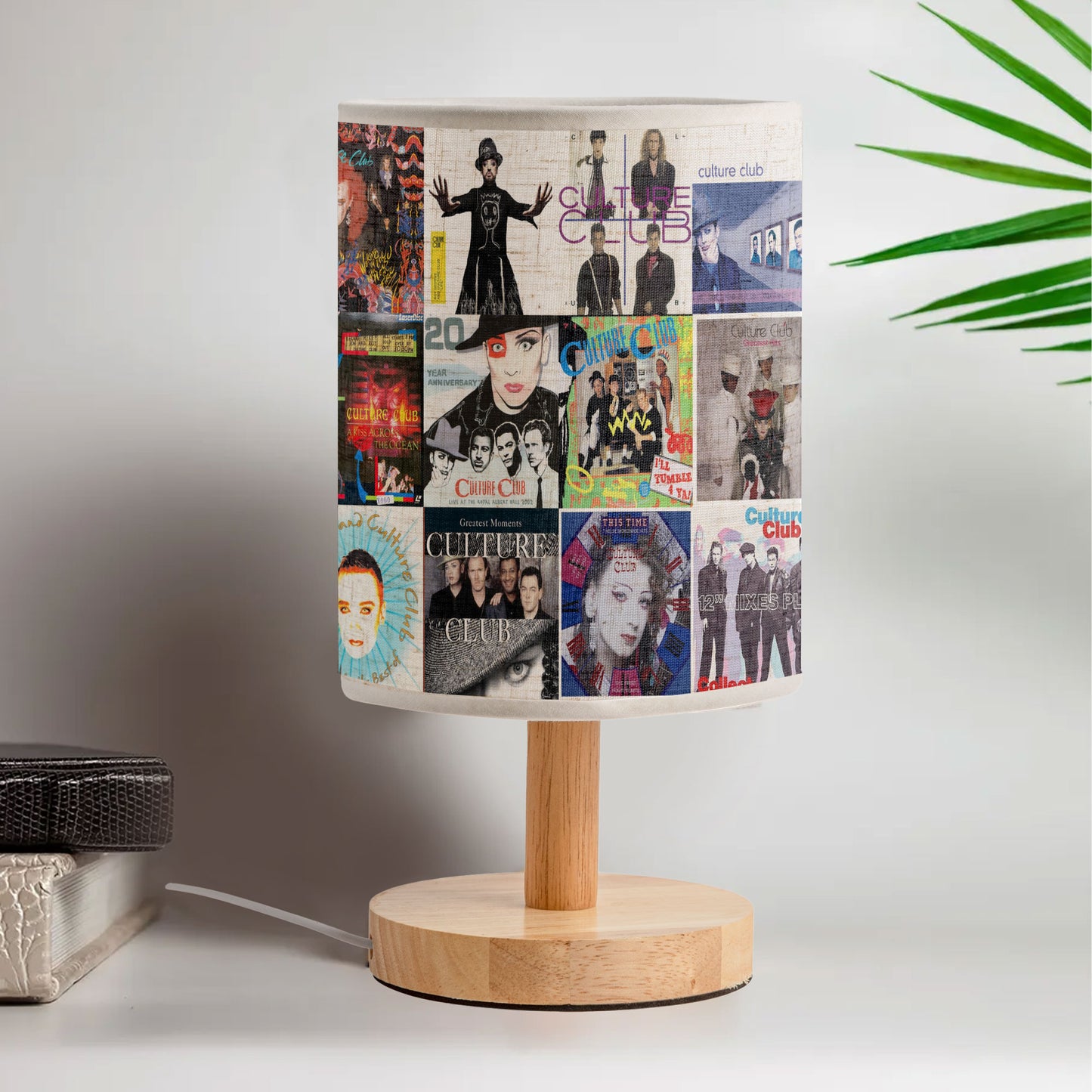 Culture Club Albums Fabric Lamp – Retro 80s Pop Icon Table Light