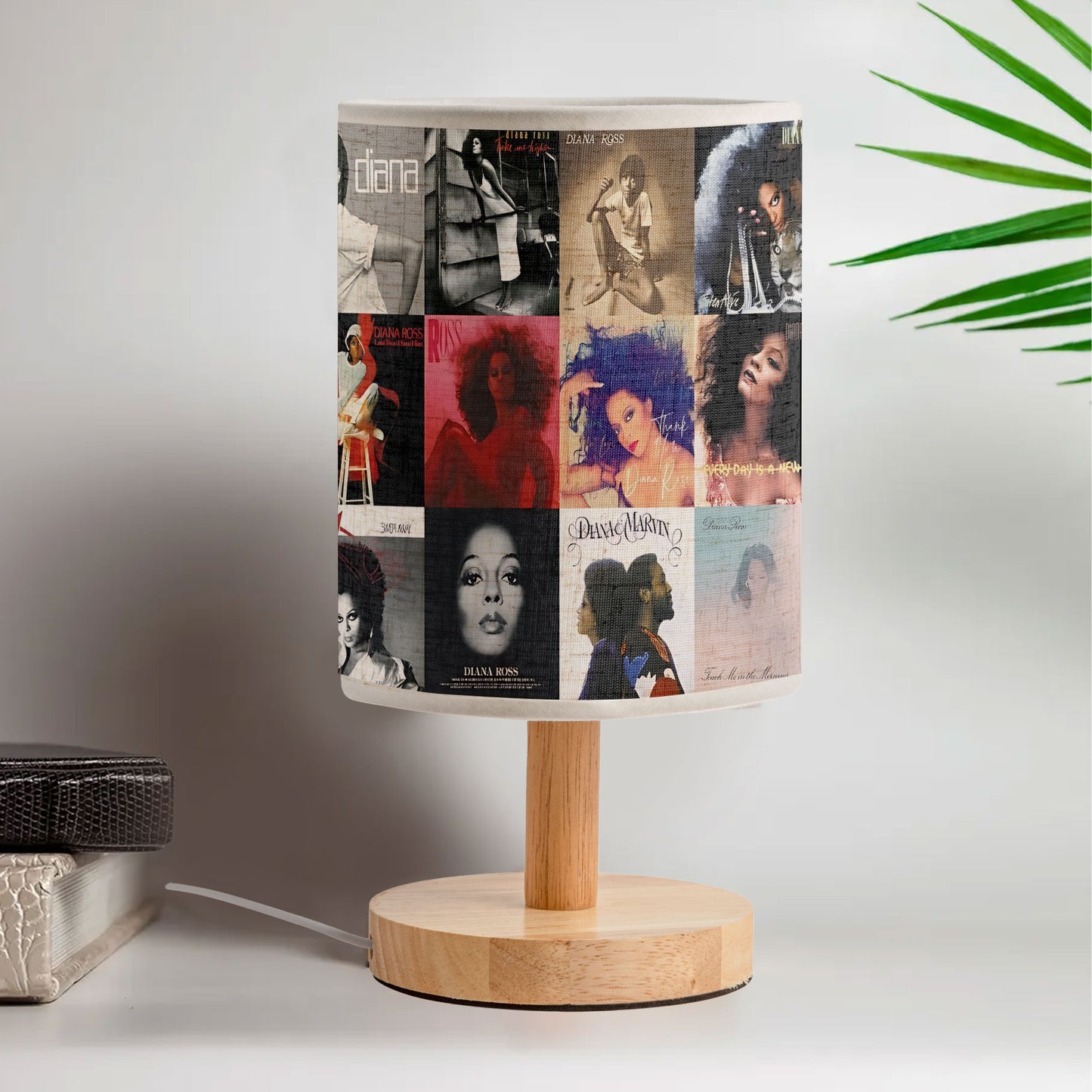Diana Ross Albums Fabric Lamp – The Supreme Light of Soul ✨