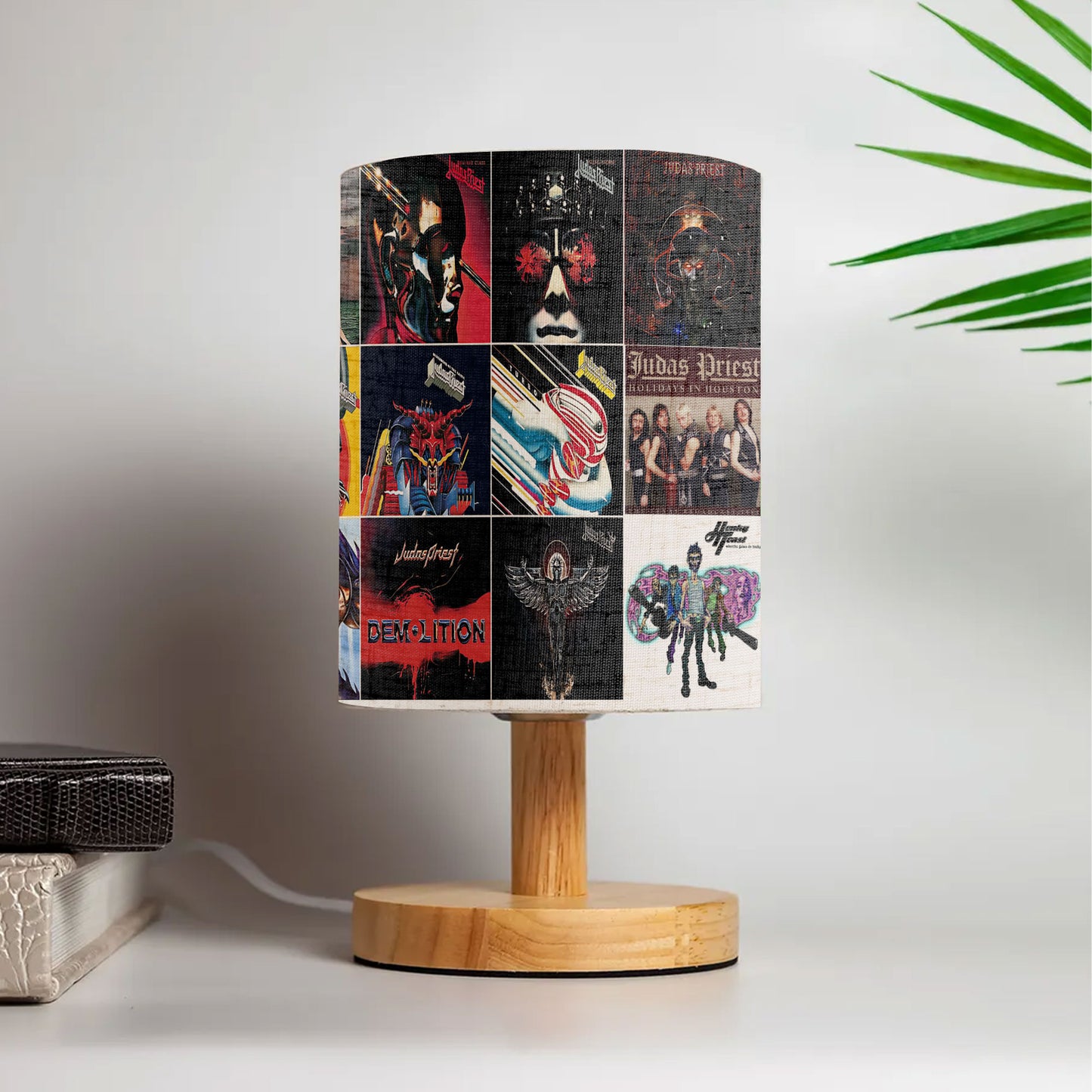 Judas Priest Albums Fabric Lamp – A Tribute to the Gods of Heavy Metal