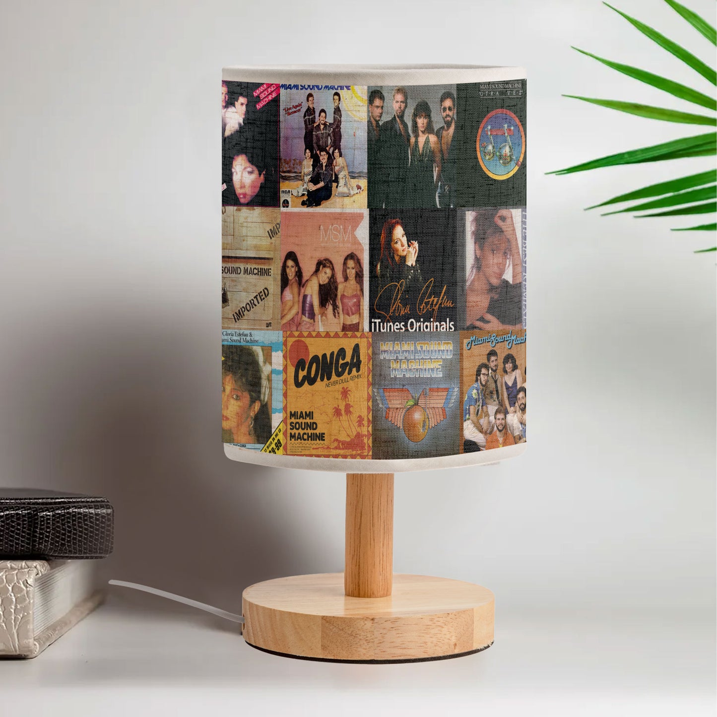 Gloria Estefan & Miami Sound Machine Albums Lamp – Retro Latin Pop Table Light
