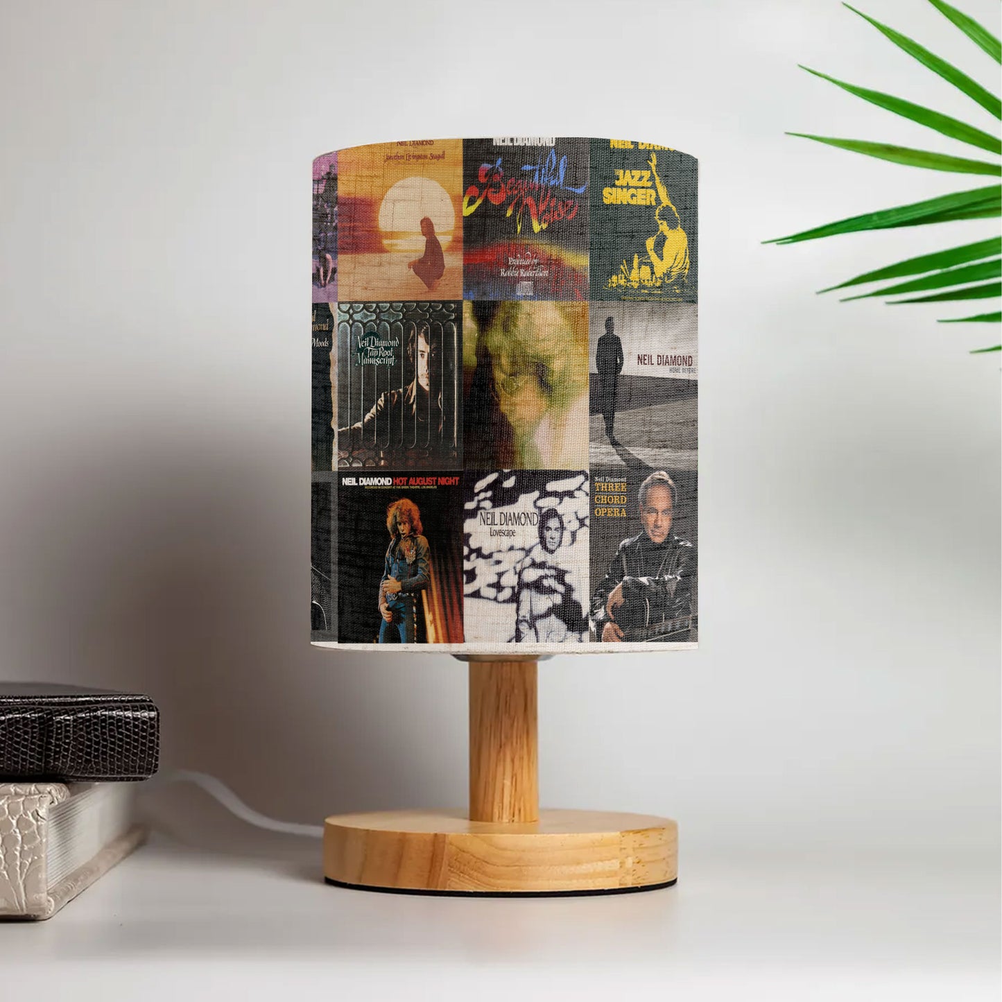 Neil Diamond Albums Fabric Lamp – A Beautiful Noise for the Soul