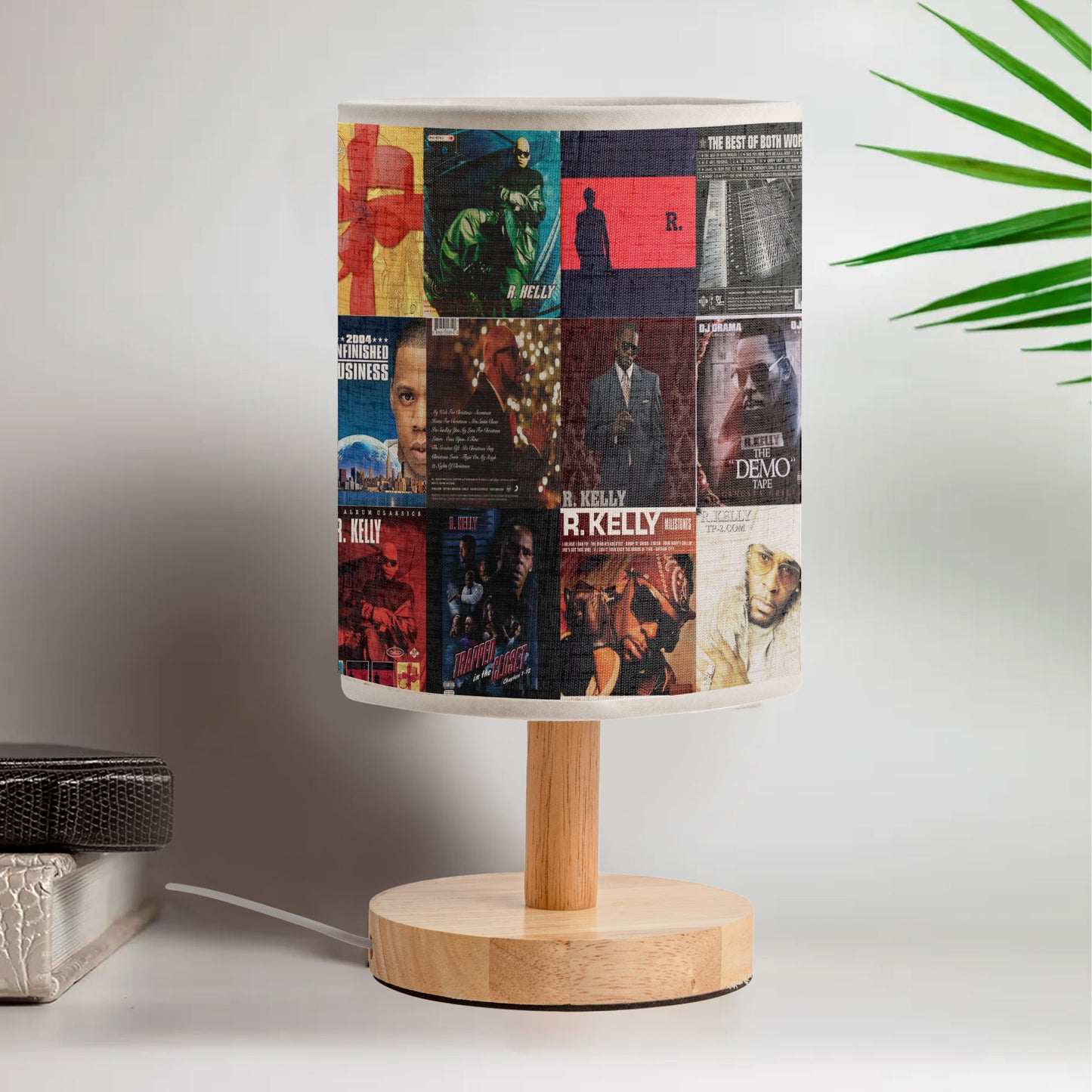R&B Soul Glow – R. Kelly Albums Fabric Lamp