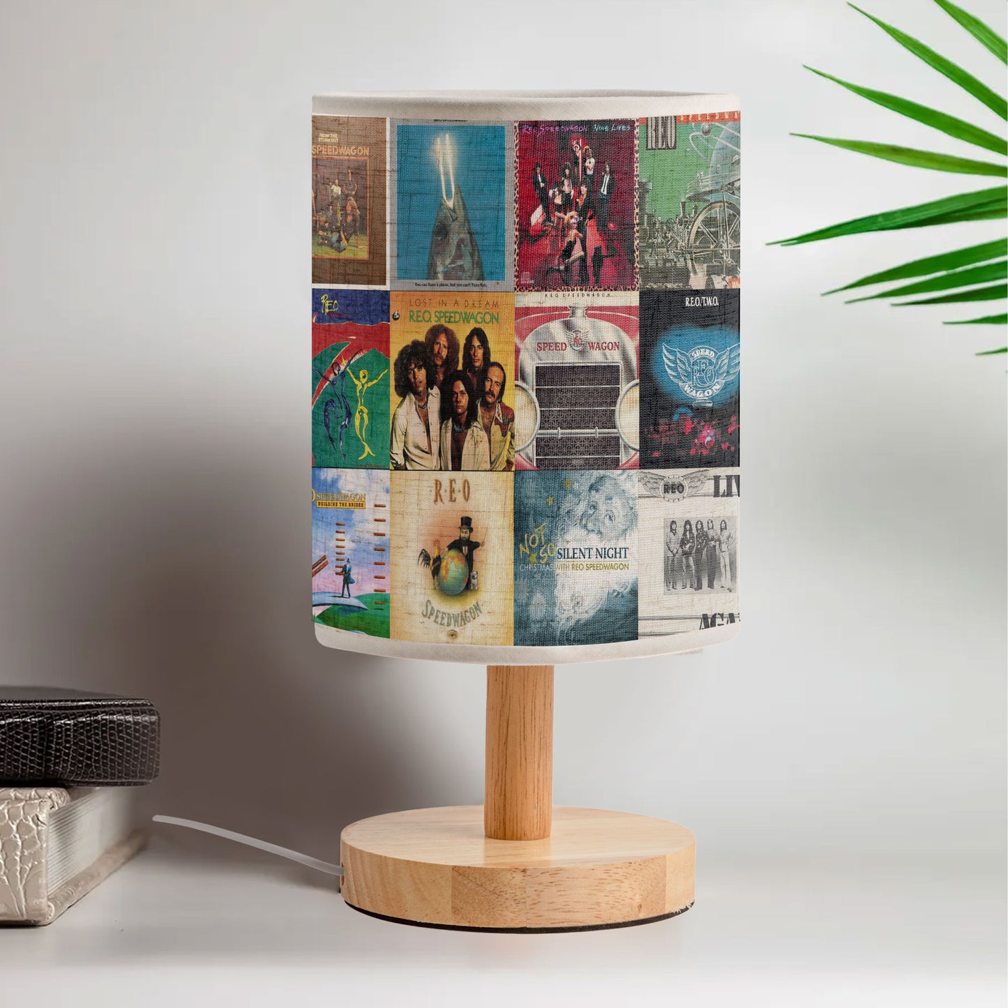 REO Speedwagon Album Art Fabric Lamp – Rock Classics Collection ⚡