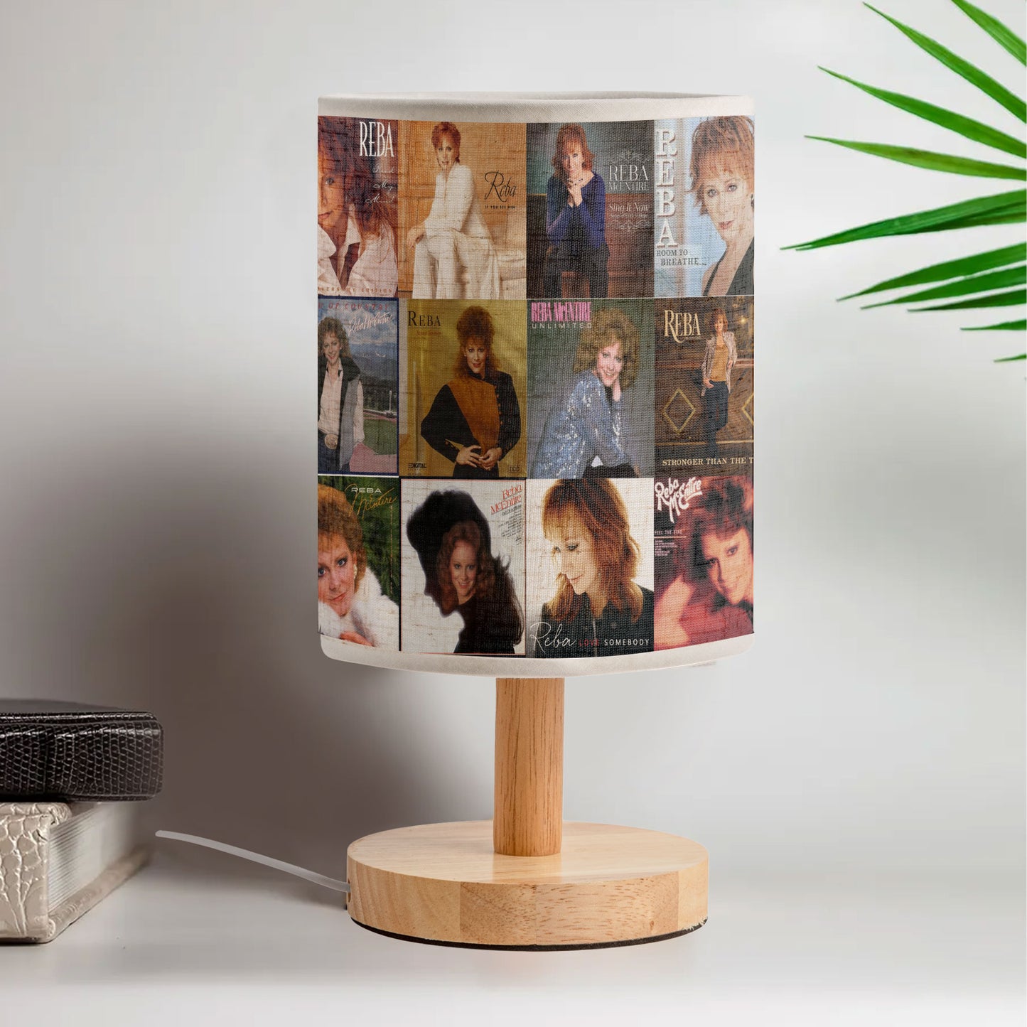 Reba McEntire Album Art Decorative Fabric Lamp