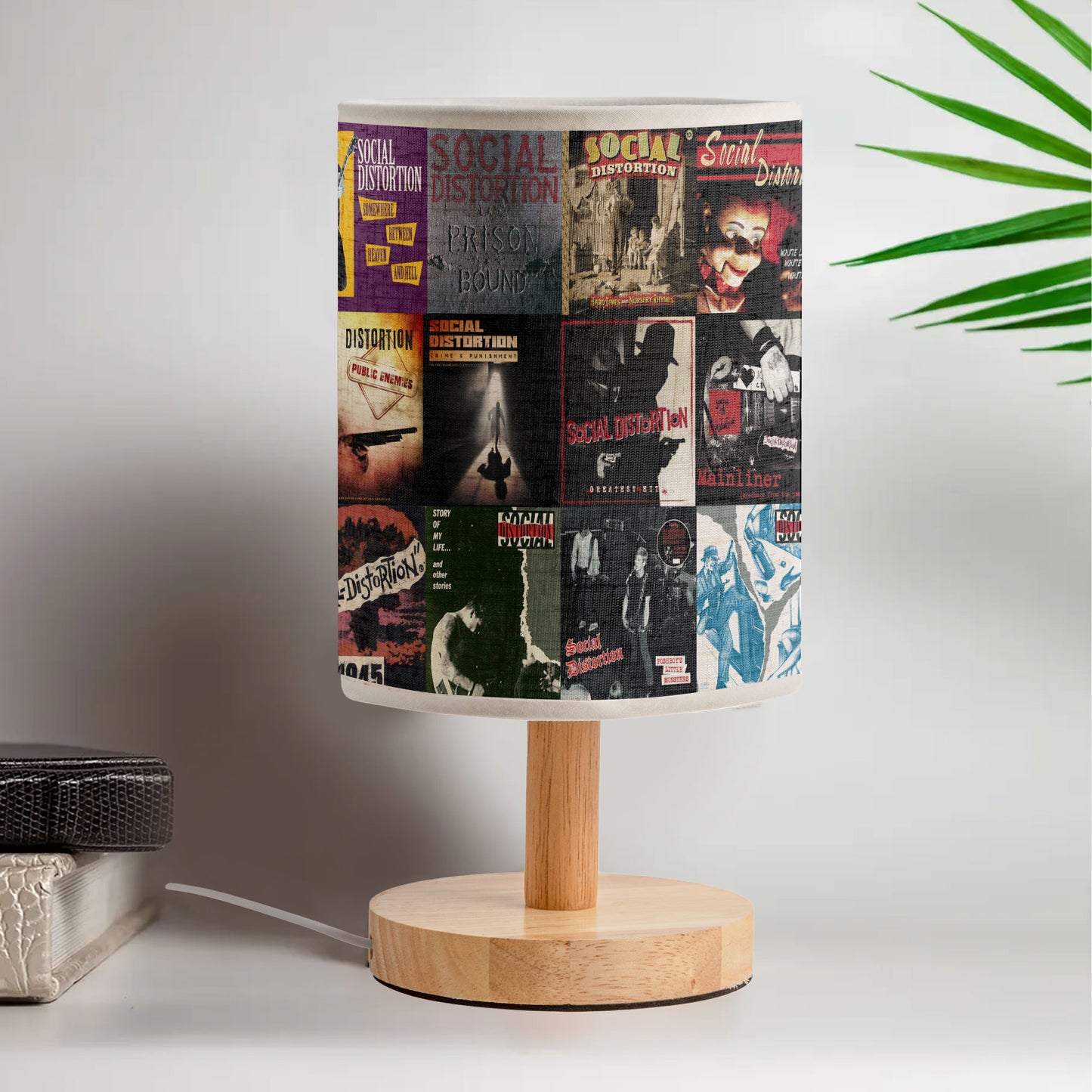 Punk Spirit Glow – Social Distortion Albums Fabric Lamp