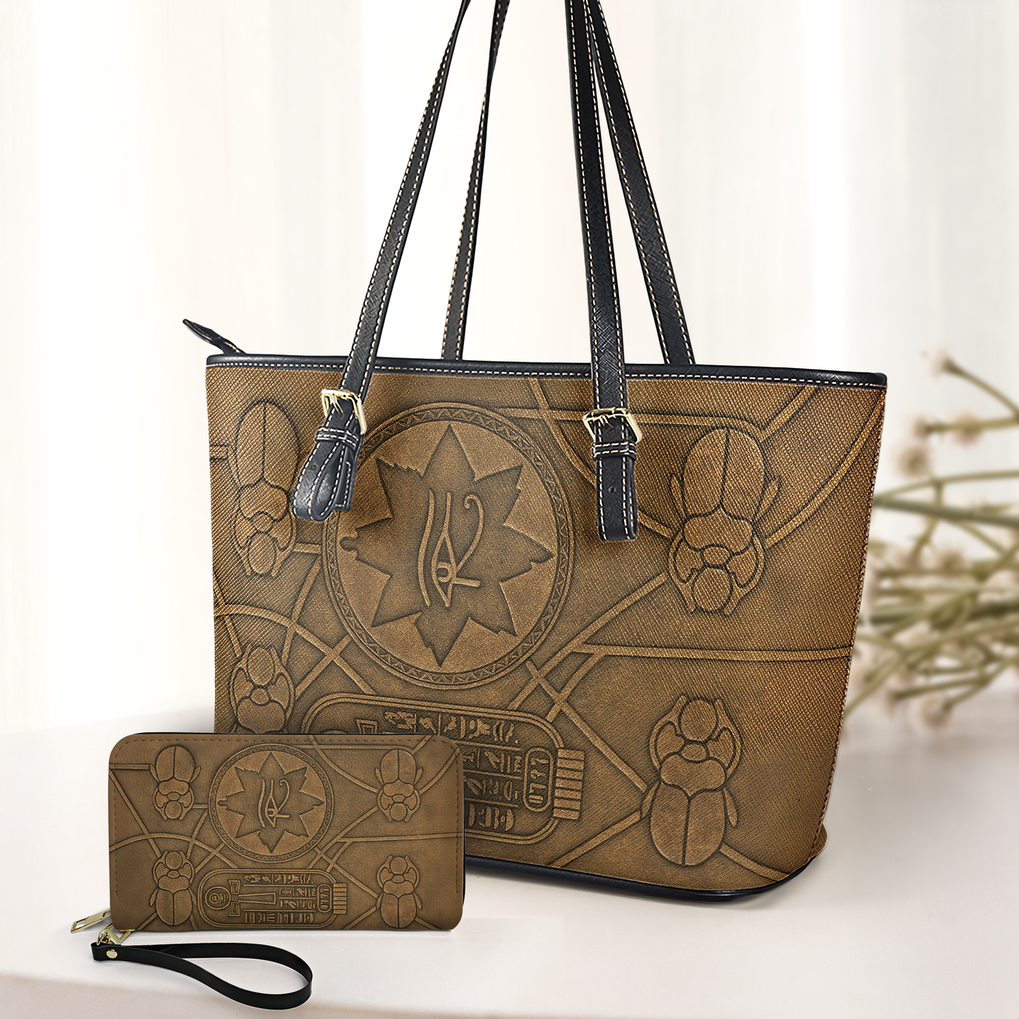 Spell Book of Hamunaptra Leather Handbag & Wallet Set