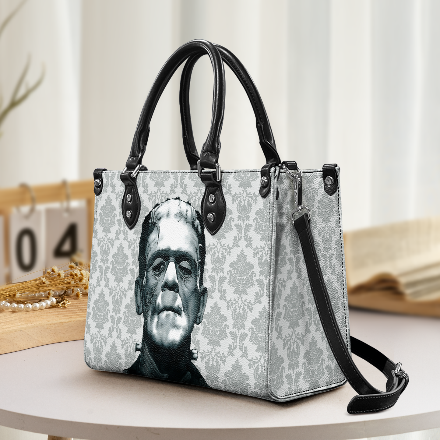Frankenstein Leather Handbag & Wallet Set