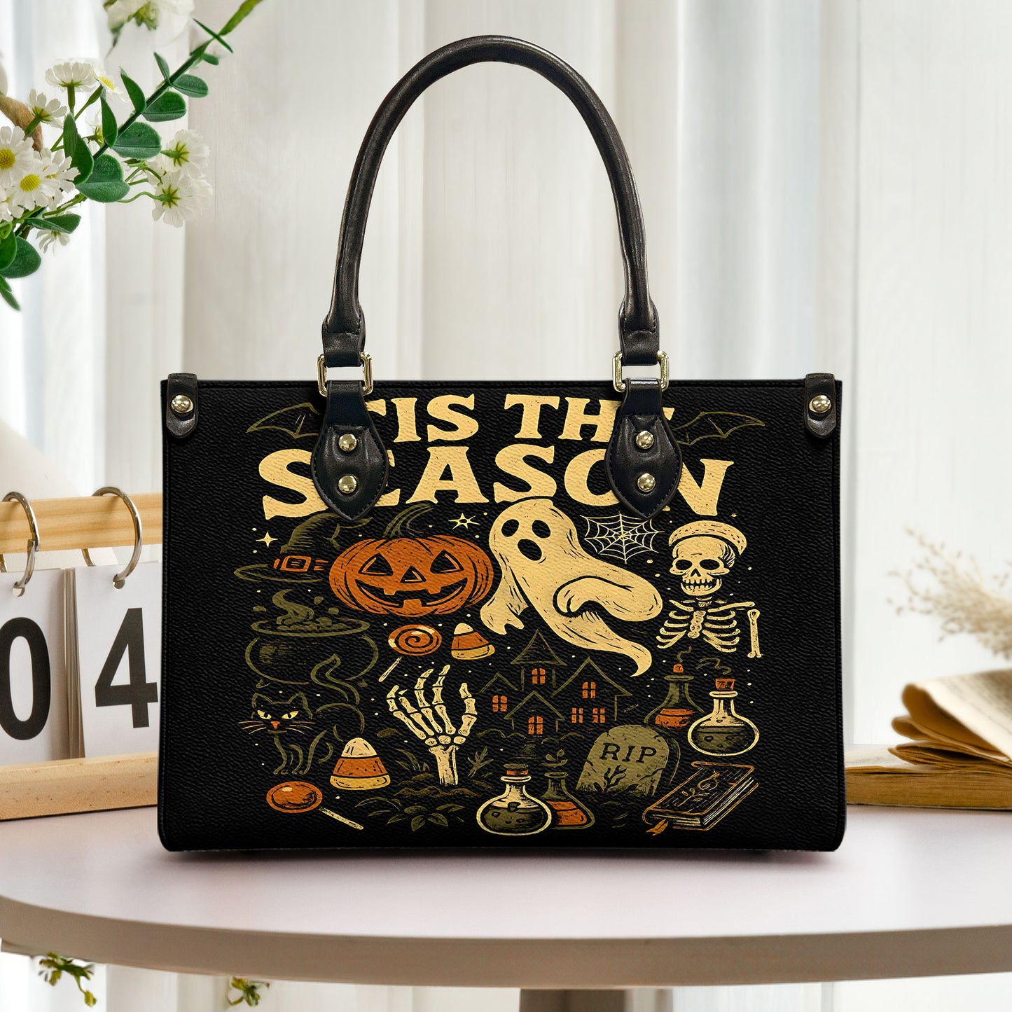Tis The Season – Halloween Leather Handbag & Wallet Set