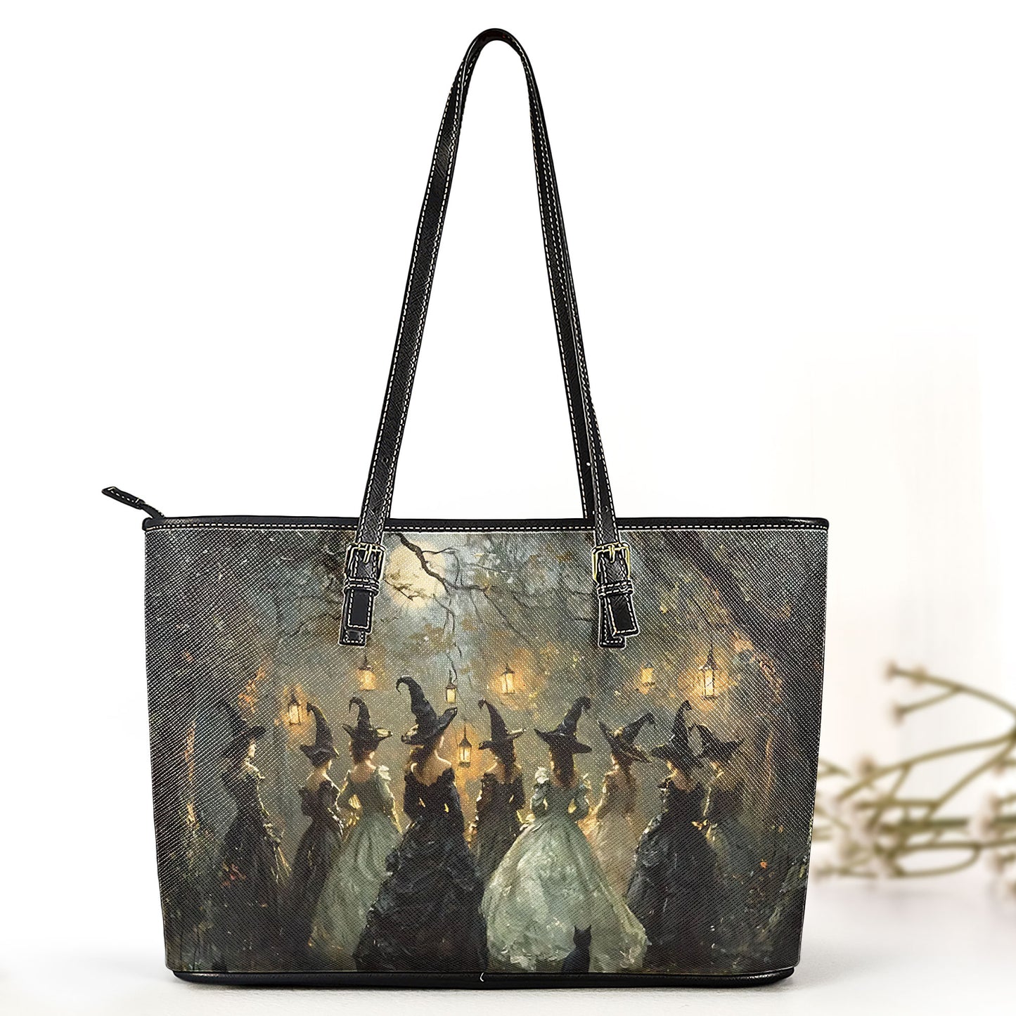 Coven of Witches Gothic Leather Handbag & Wallet Set
