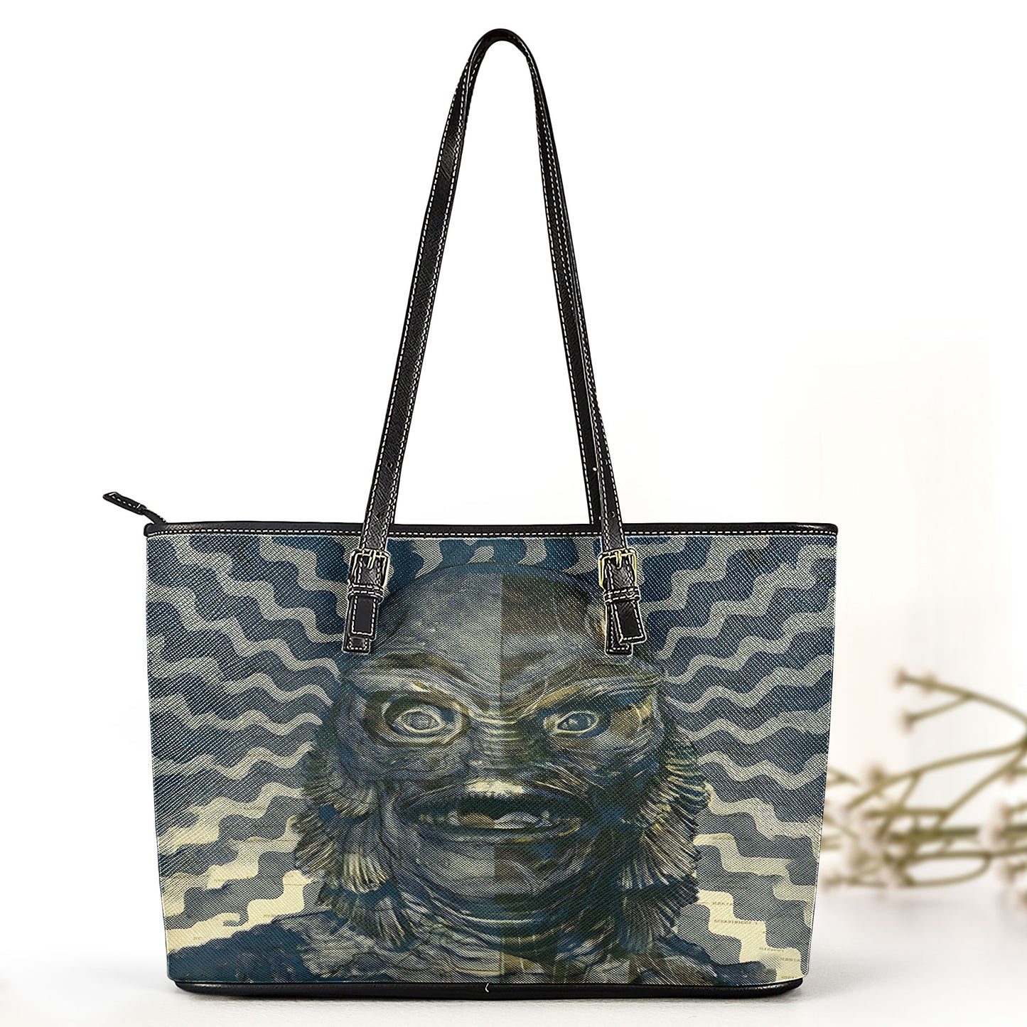 Creature from the black lagoon horror Leather Handbag Wallet Set