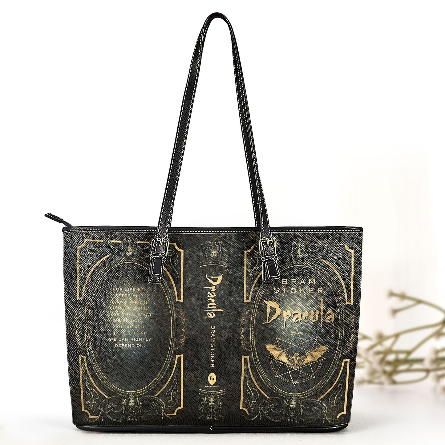 Bram Stoker’s Dracula Gothic Leather Handbag & Wallet Set – Dark Literary Fashion