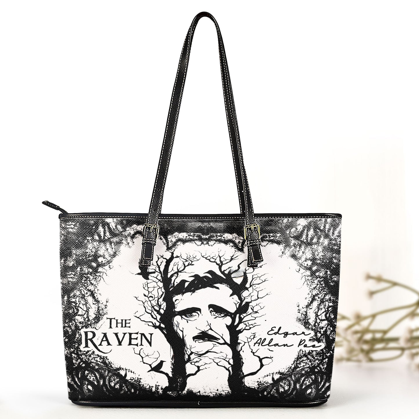 The Raven Leather Handbag & Wallet Set – Gothic Literature Inspired Design