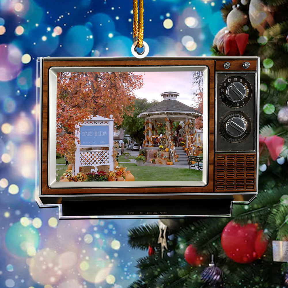 🎄 Stars Hollow Acrylic Ornament – Gilmore Girls TV Keepsake