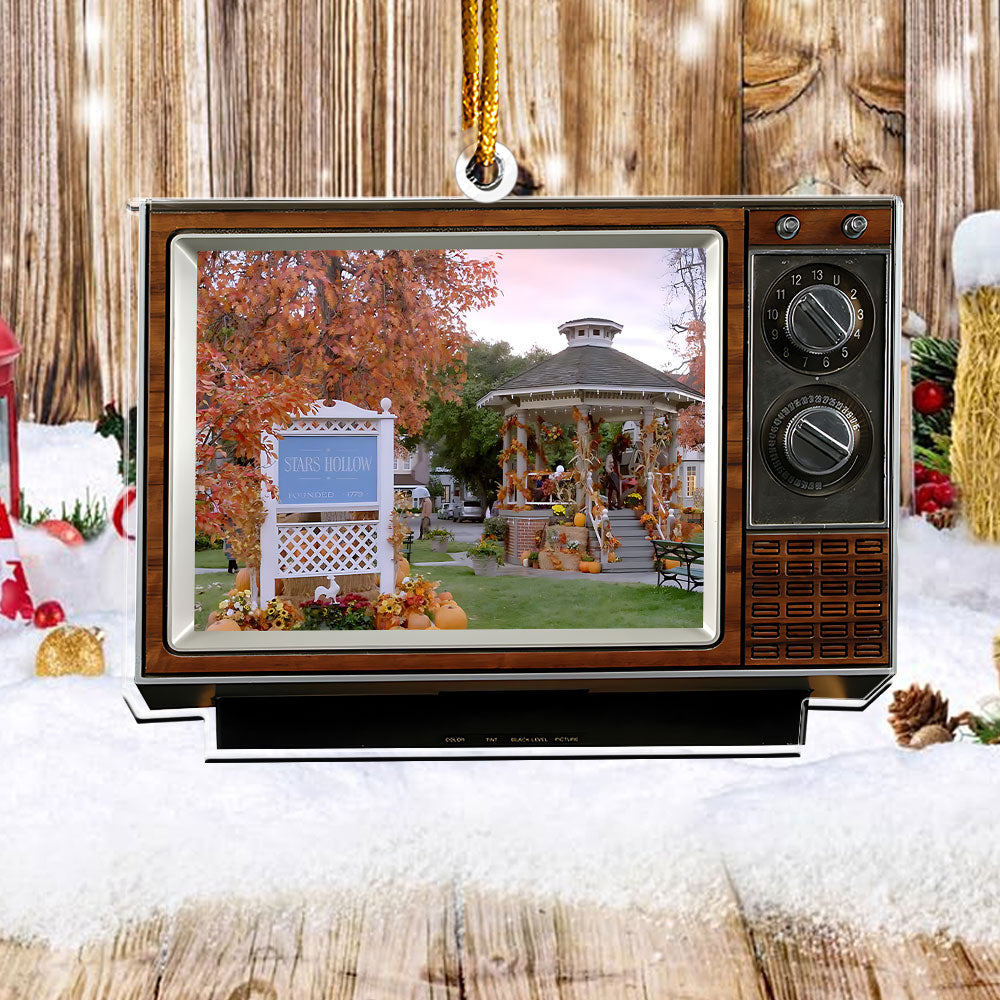 🎄 Stars Hollow Acrylic Ornament – Gilmore Girls TV Keepsake