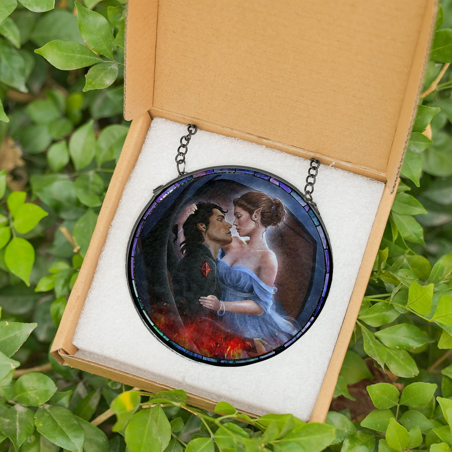 Cassian & Nesta Archeron Stained Glass Suncatcher