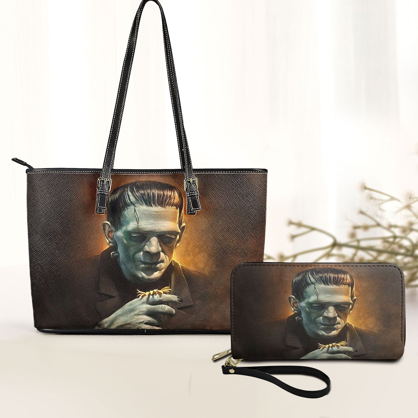 Frankenstein’s Solitude Leather Handbag & Wallet Set
