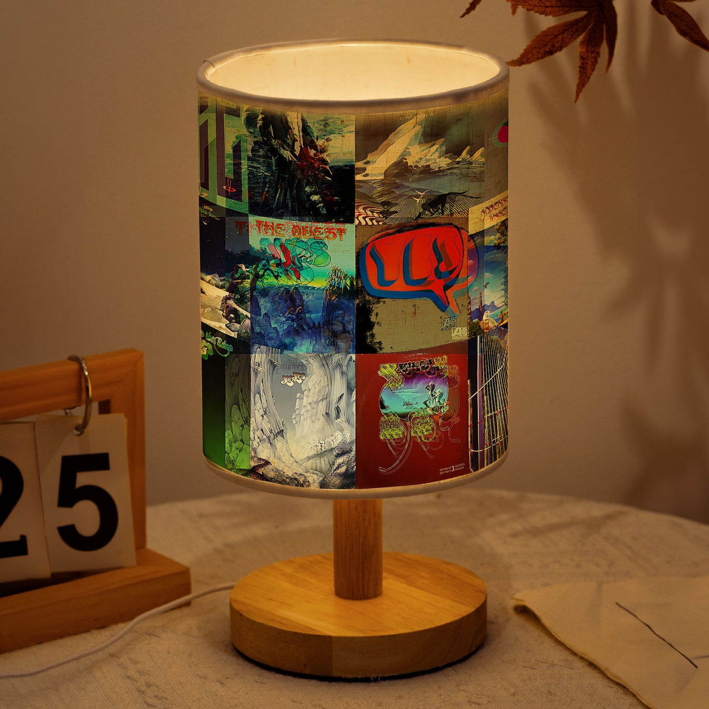 YES Album Fabric Lamp – Progressive Rock Decorative Light