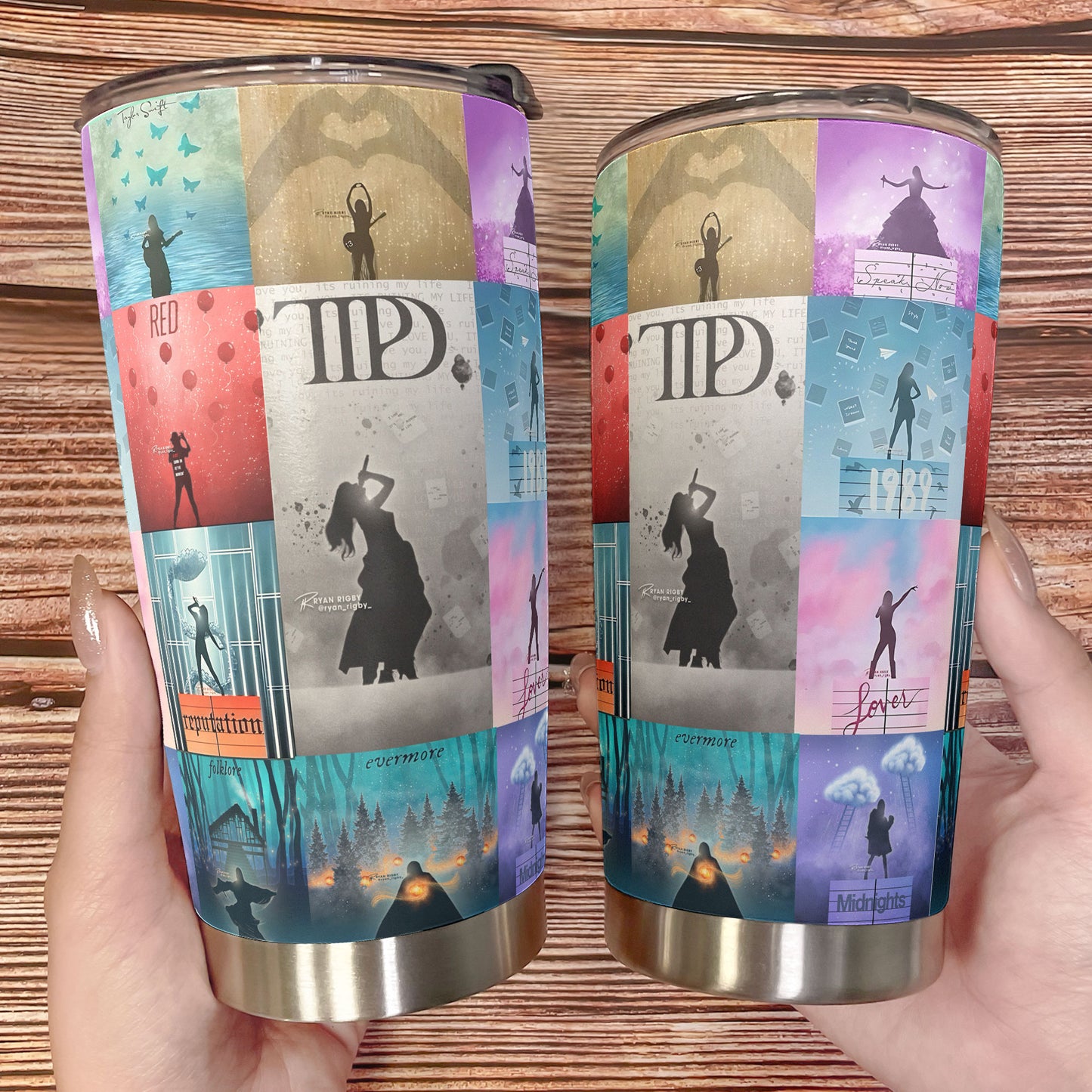 🌟 Taylor Swift Album Tumbler – 20oz Stainless Steel Travel Cup 🌟