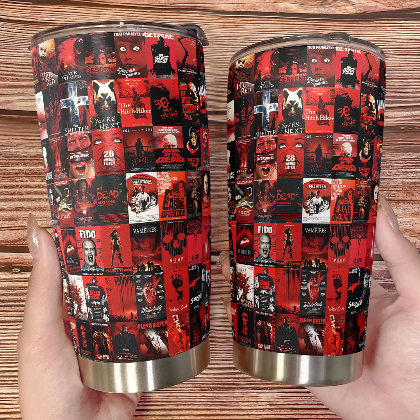 Bloody Horror Classics Tumbler – Red-Hued Frights for the Brave Tumbler 20oz 40oz