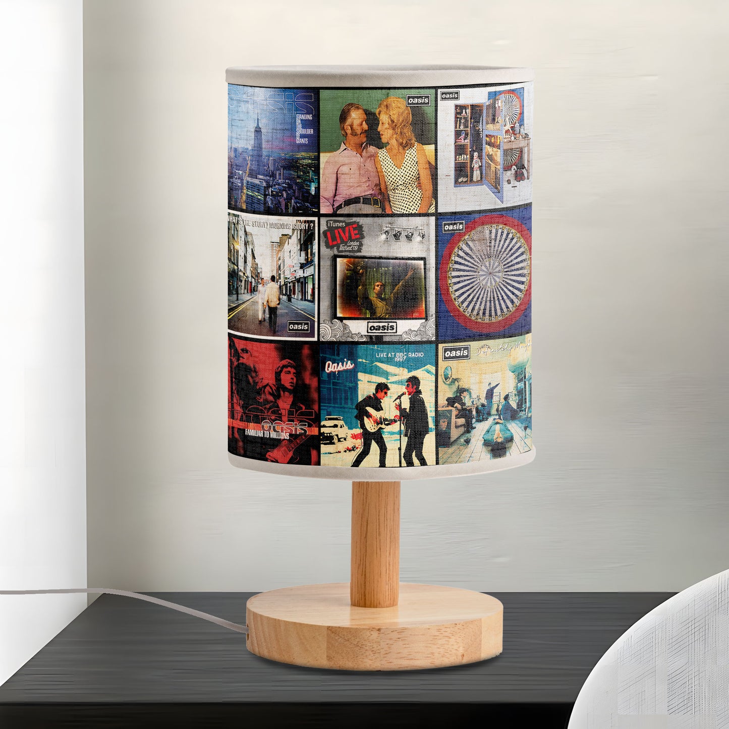 Wonderwall Dreams – Oasis Album Art Fabric Lamp