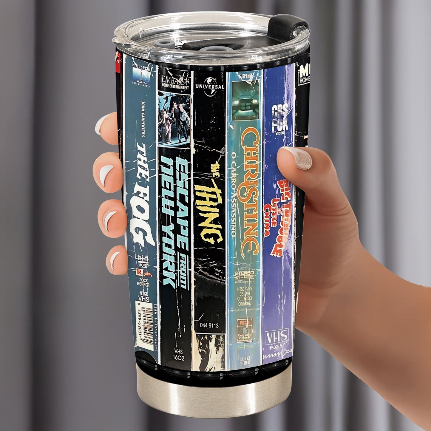 John Carpenter VHS Classics Horror Tumbler 20oz -40z
