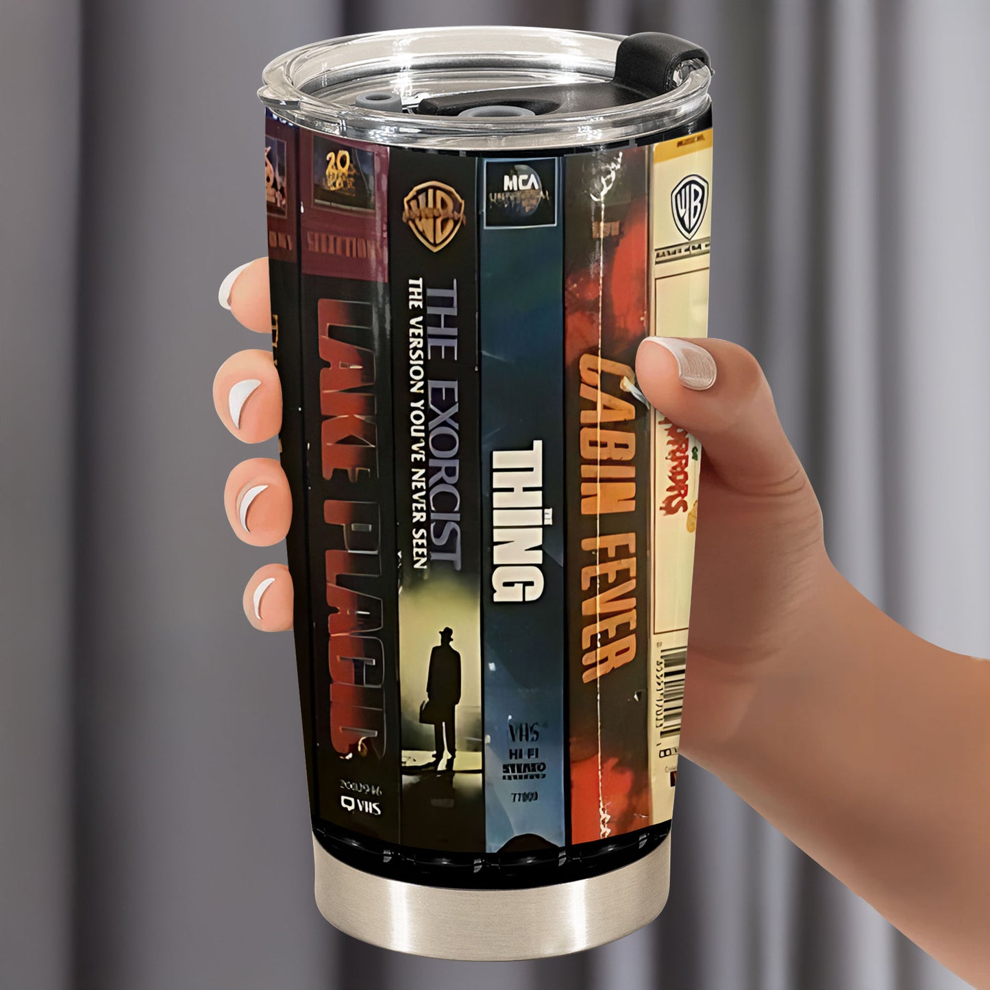 Retro Horror & Thriller VHS Collection Tumbler 20oz -40z