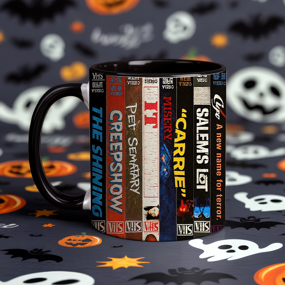 Stephen King VHS Horror Movie Accent Mug