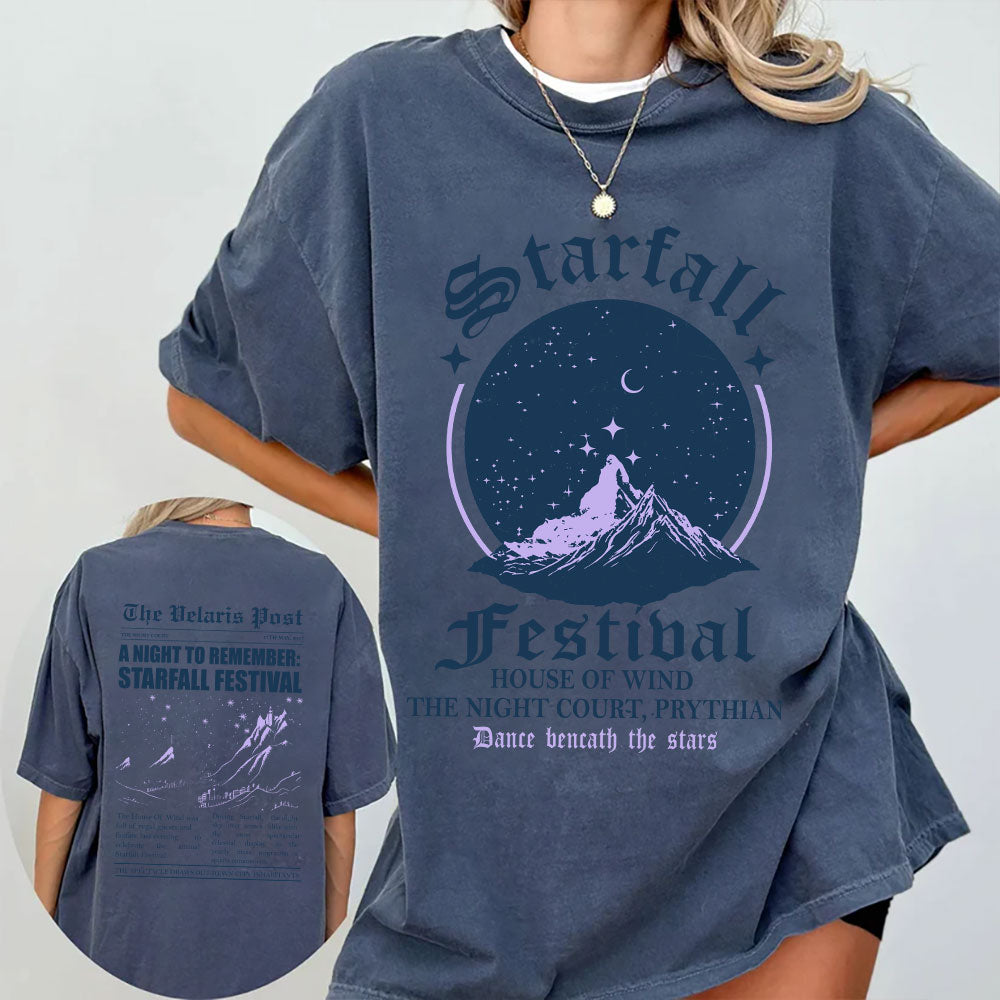 "Starfall Festival" Night Court Tee - Starfall shirt