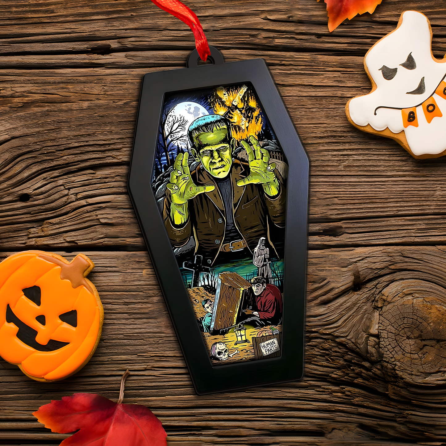 Monster Awakens Acrylic & Wood Ornament