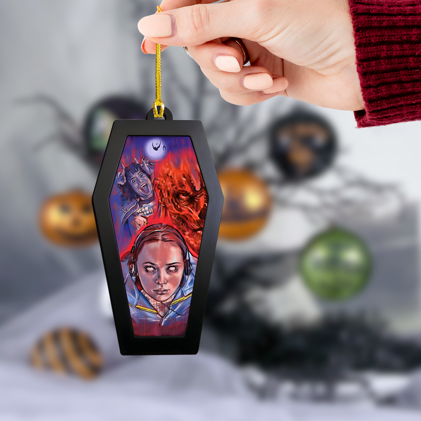 Nightmare Realm Acrylic & Wood Ornament