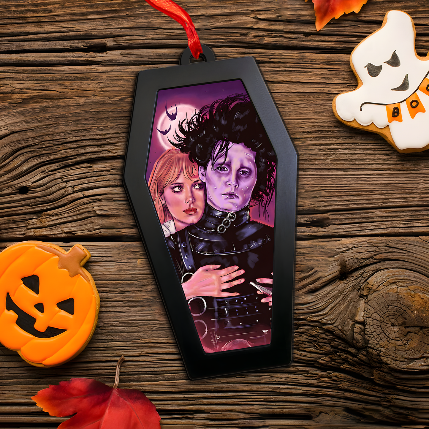 Gothic Romance Acrylic & Wood Ornament