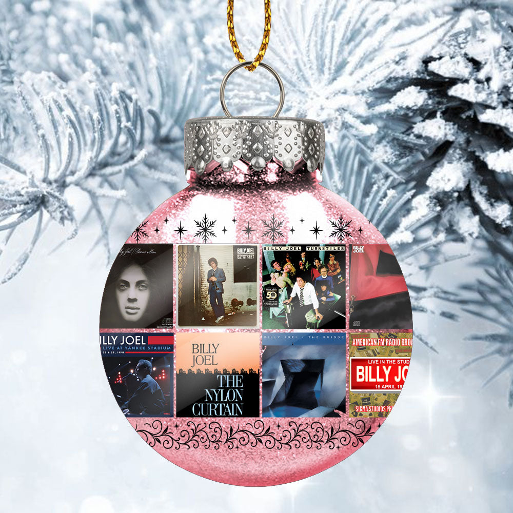 Billy Joel Ball Ornament – A Piano Man’s Holiday Melody in Every Shine