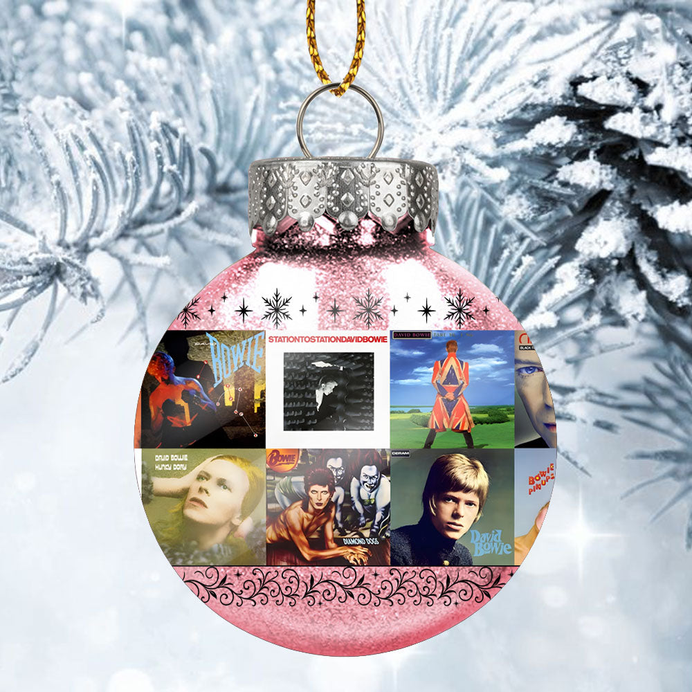 David Bowie Ball Ornament – A Stardust Celebration of Art, Sound, and Cosmic Style