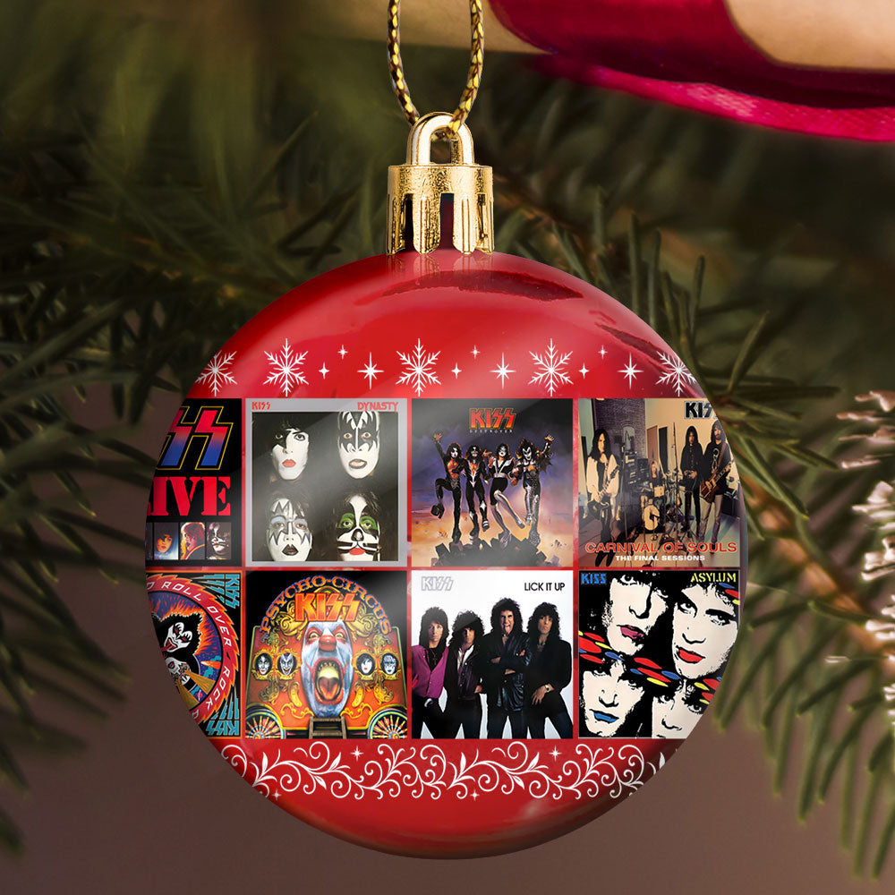 KISS Ball Ornament – A Rock ’n’ Roll Holiday Tribute to the Hottest Band in the World