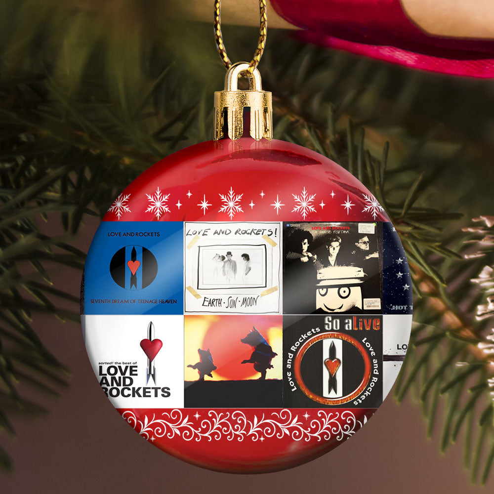 Love and Rockets Ornament – Alternative Spirit in Holiday Light