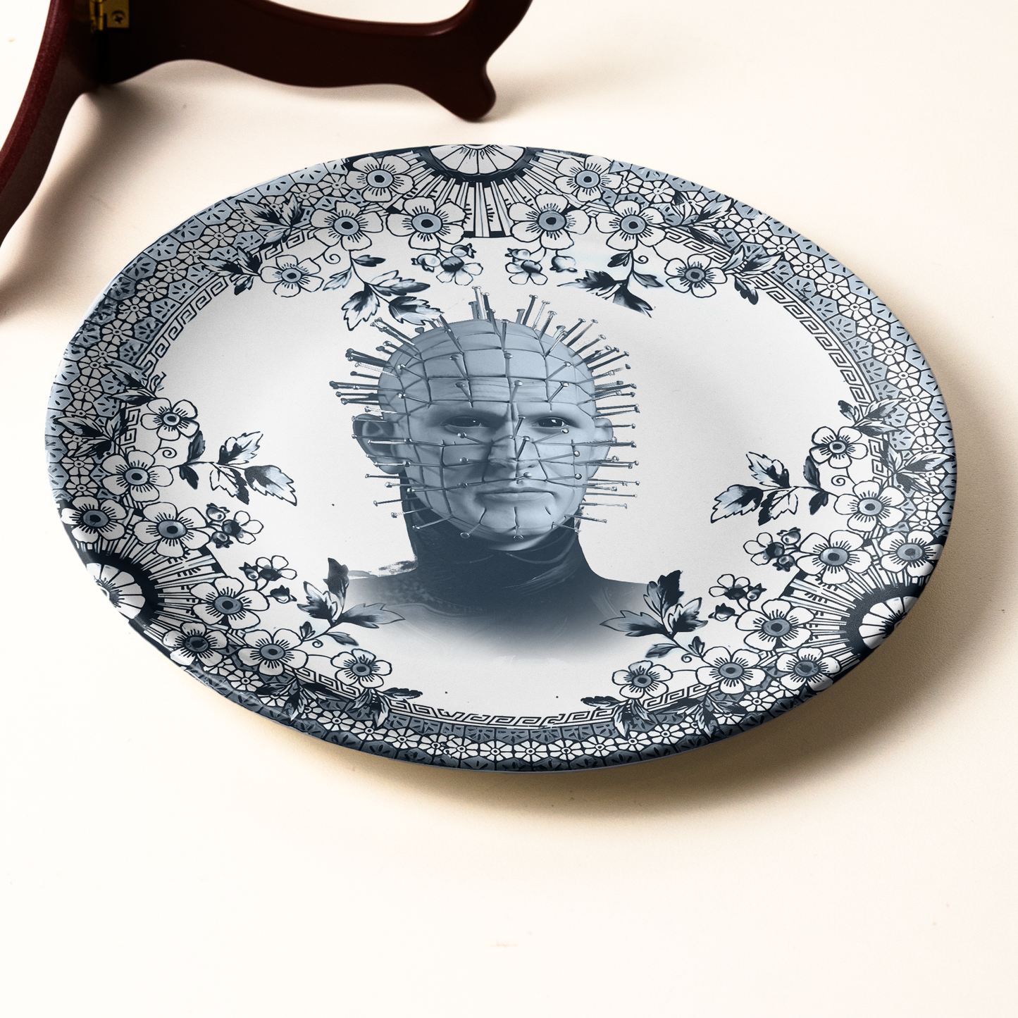 Pinhead Ceramic Plate – Classic Horror Villains Collection