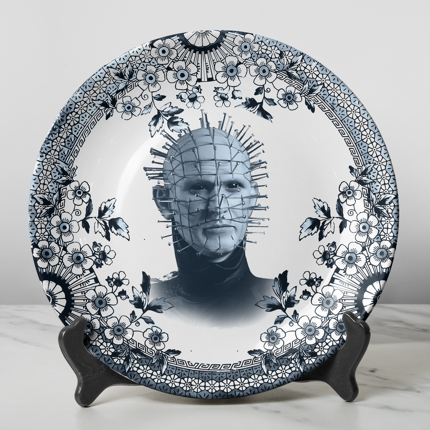 Pinhead Ceramic Plate – Classic Horror Villains Collection