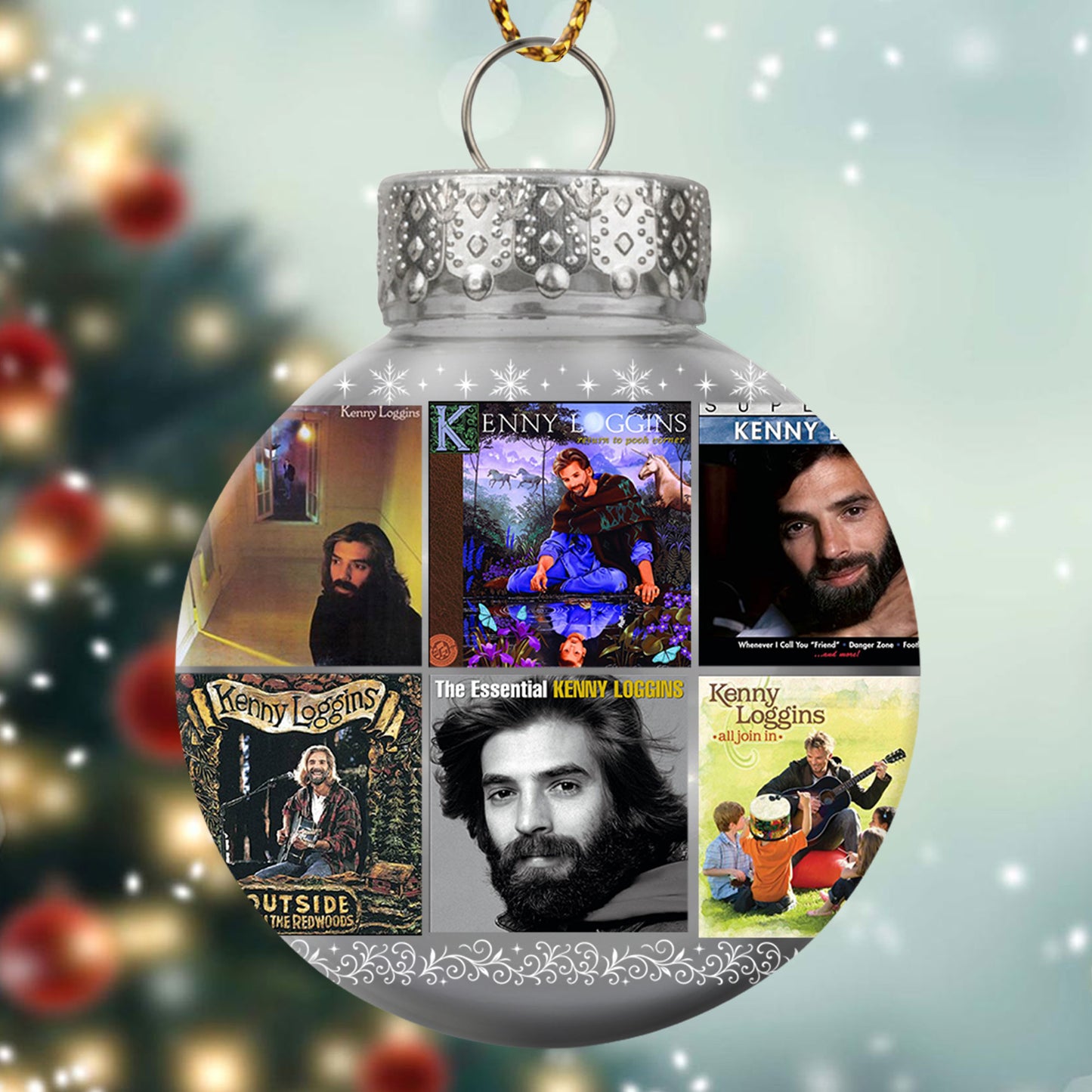 Kenny Loggins Ball Ornament – A Smooth Holiday Tribute to the King of Soundtracks