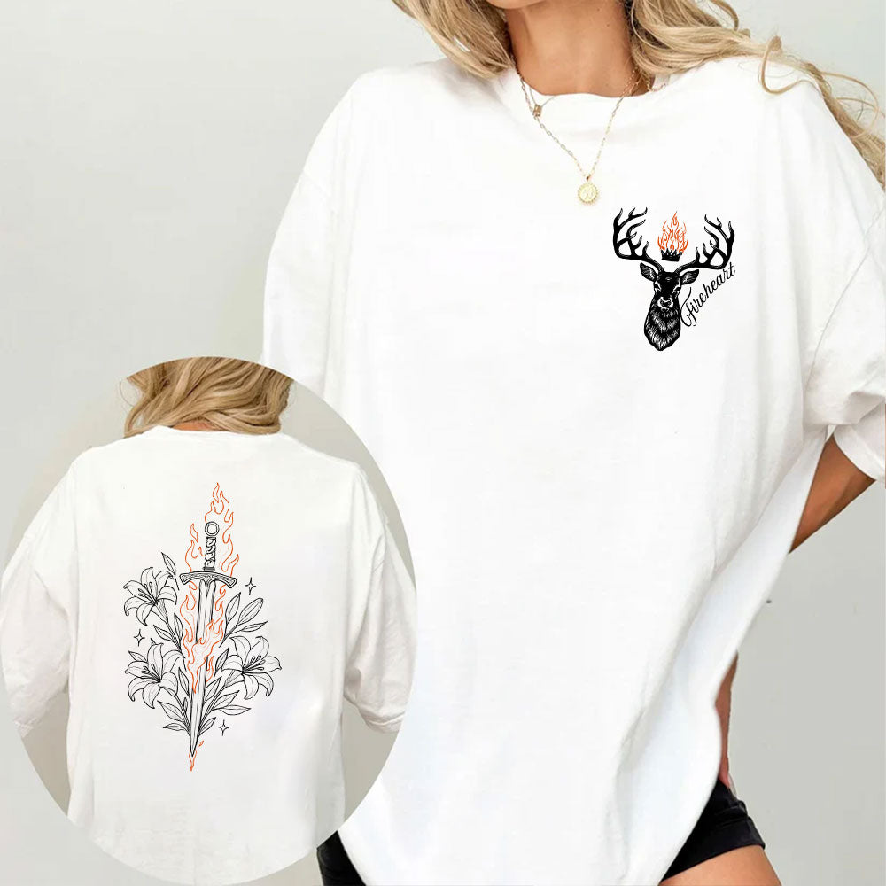 Fireheart Tee - Throne of Glass Shirt