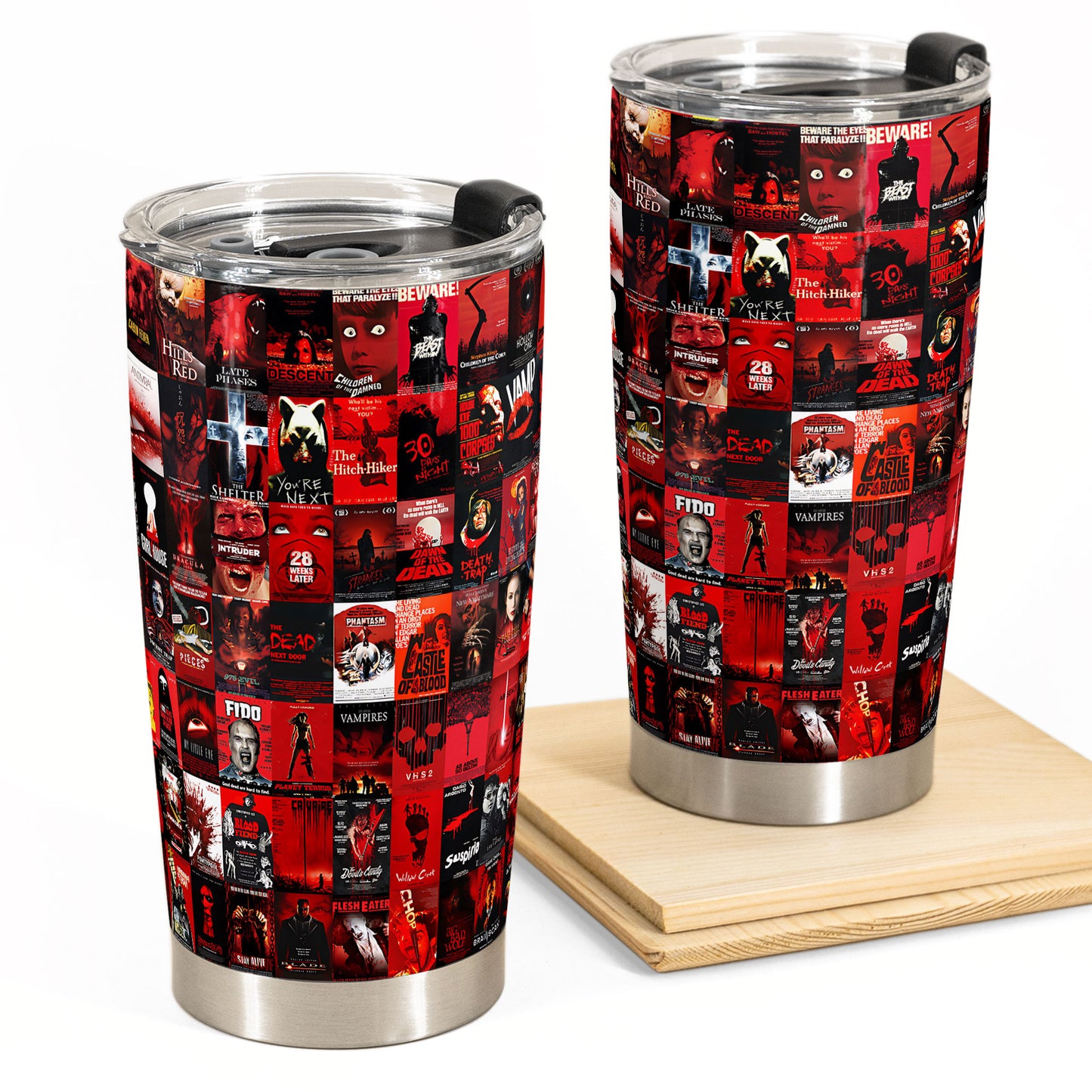 Bloody Horror Classics Tumbler – Red-Hued Frights for the Brave Tumbler 20oz 40oz