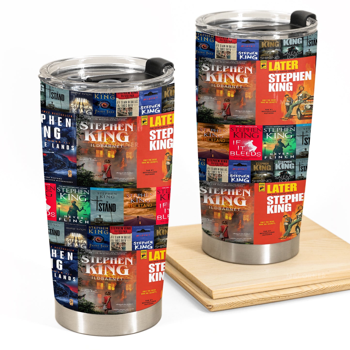 Stephen King Tumbler 20oz – Horror Icons on the Go