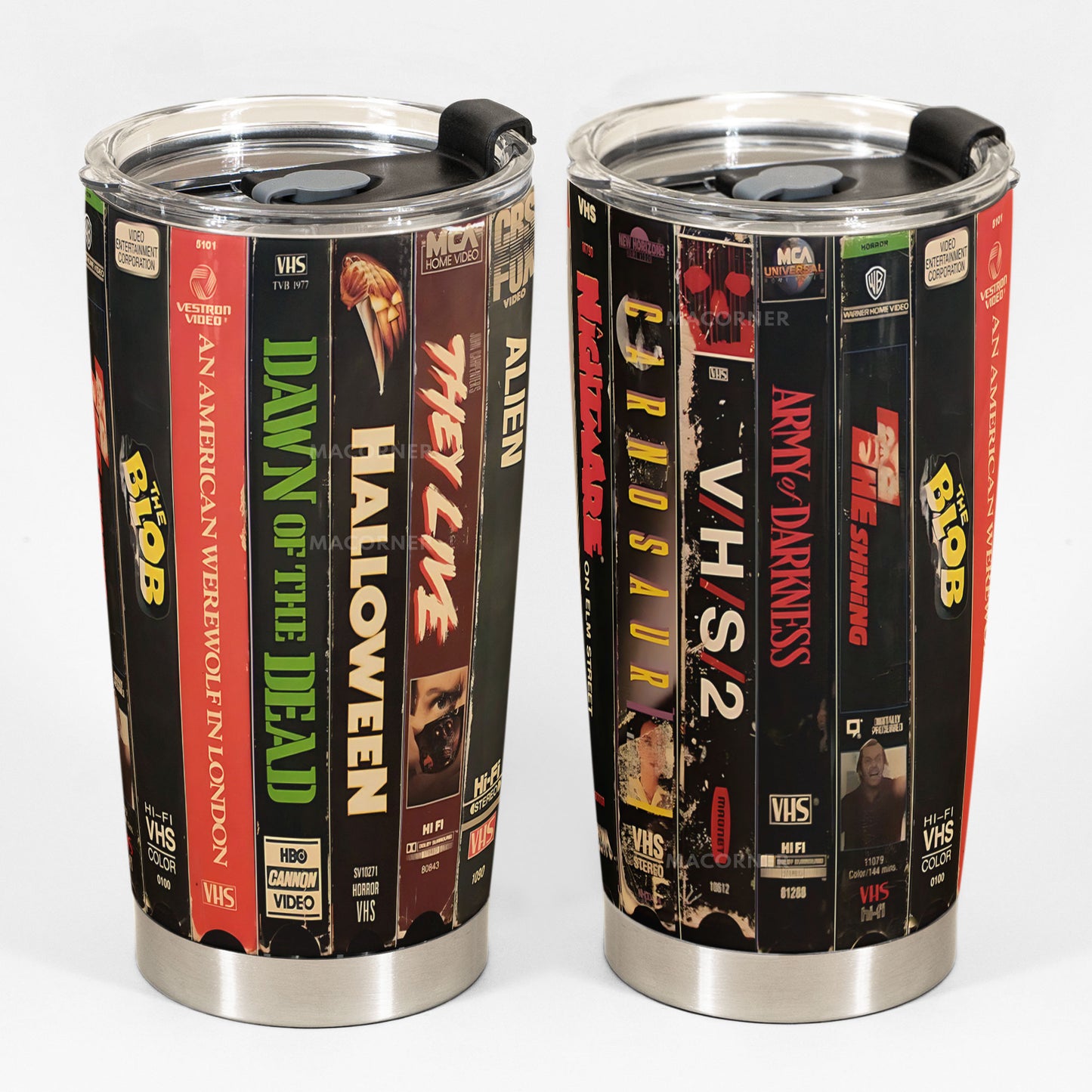 Cult Horror VHS Classics Tumbler 20oz -40z