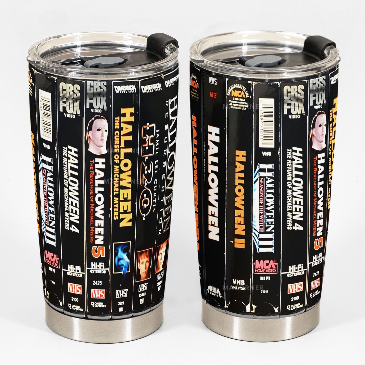Michael Myers VHS Tumbler – Halloween Franchise Collector’s Cup Tumbler 20oz 40oz