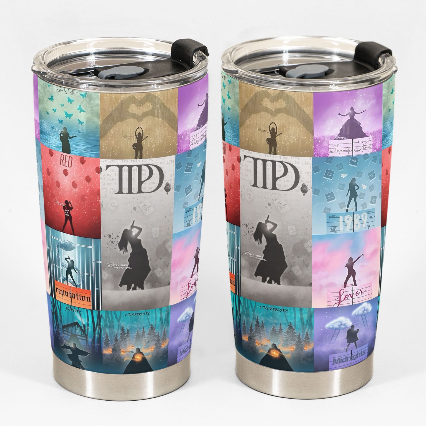 🌟 Taylor Swift Album Tumbler – 20oz Stainless Steel Travel Cup 🌟