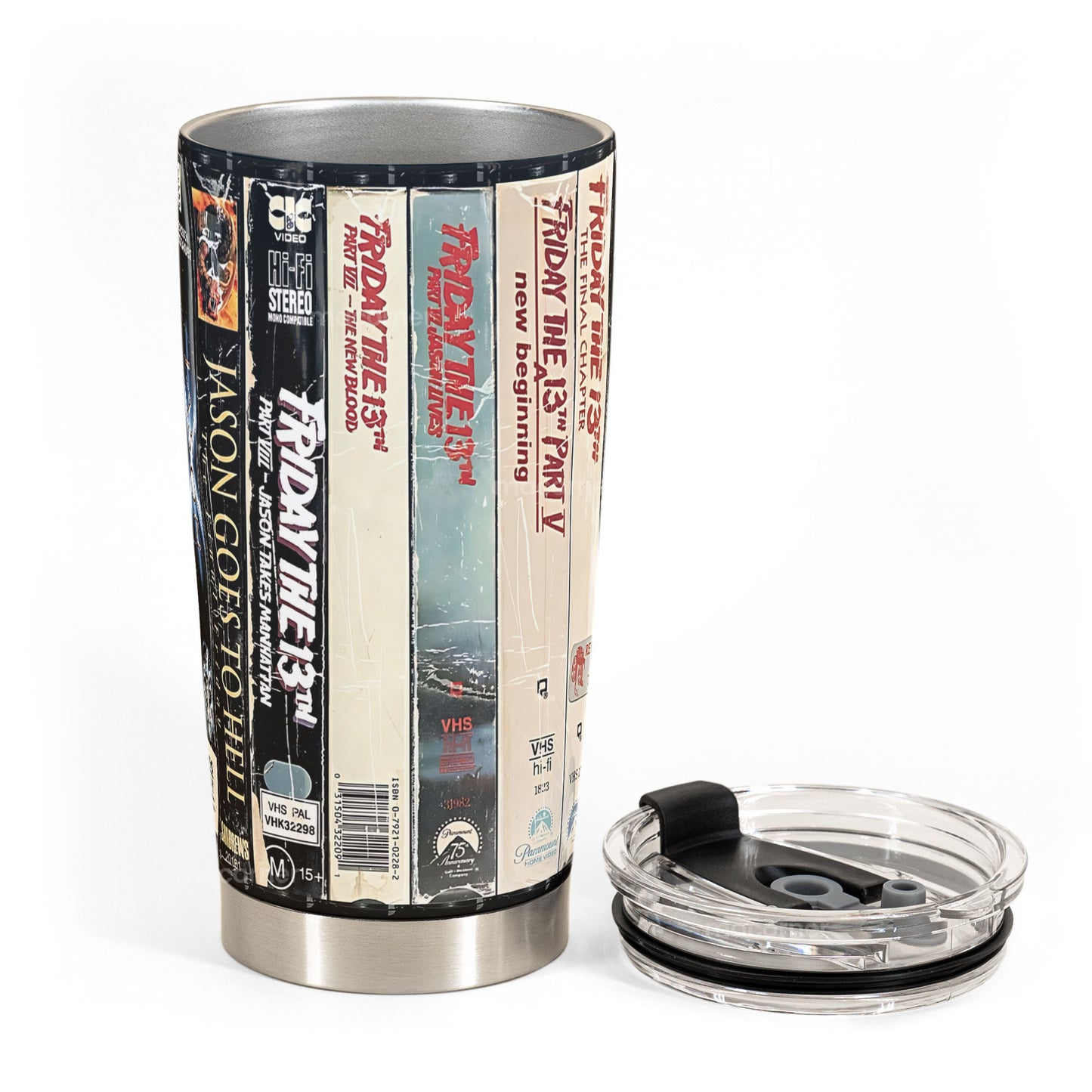 Friday the 13th VHS Horror Collection Tumbler 20oz -40z