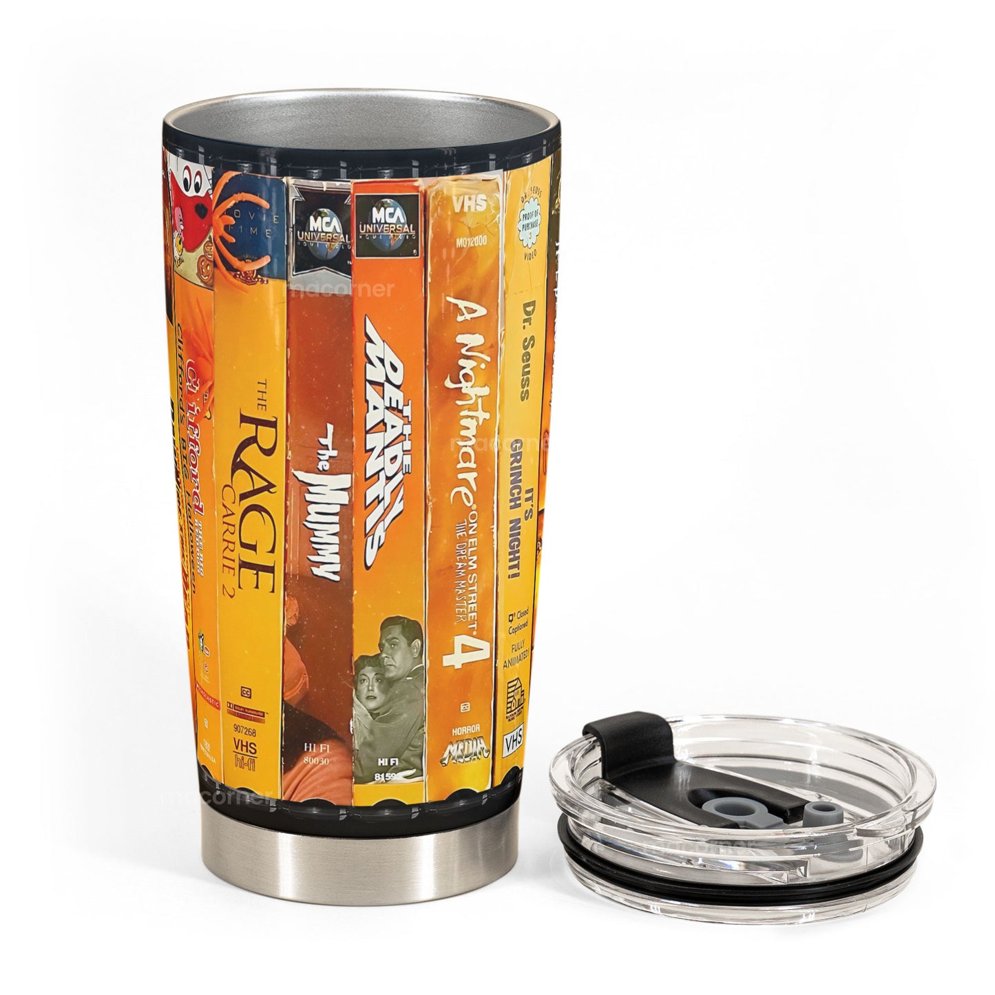 Retro Horror & Halloween VHS Collection Tumbler 20oz -40z