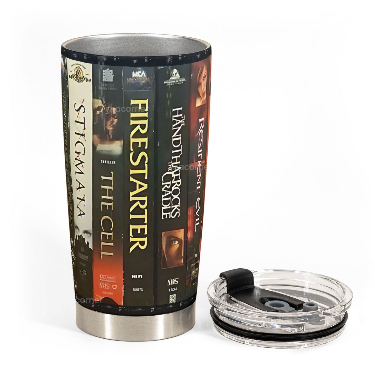 Retro Horror & Thriller VHS Collection Tumbler 20oz -40z
