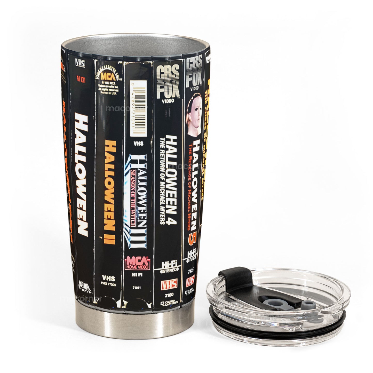 Michael Myers VHS Tumbler – Halloween Franchise Collector’s Cup Tumbler 20oz 40oz