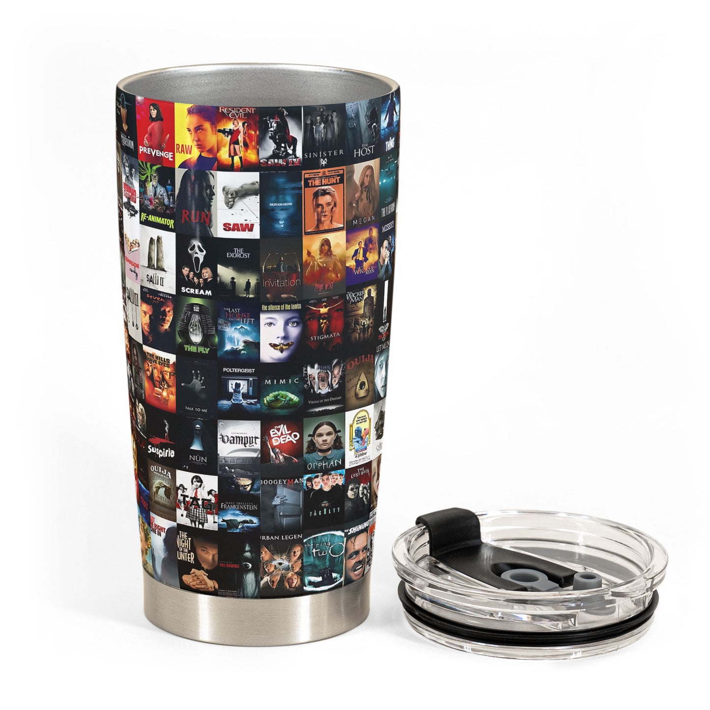 Classic & Modern Horror Icons Tumbler – A Tribute to Timeless Nightmares Tumbler 20oz 40oz